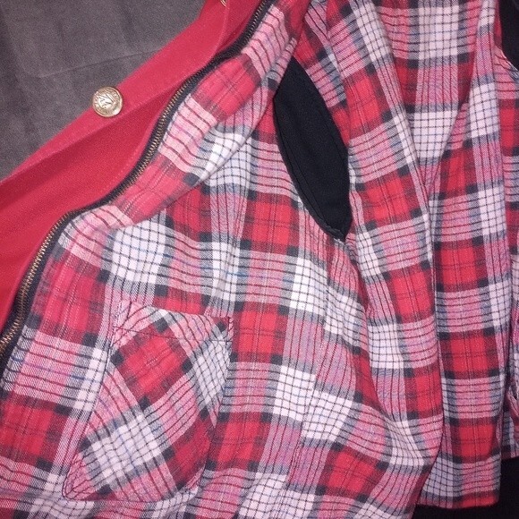 Vintage Marlboro Red Jacket w Zip Out Vest and Leather Accents Size Large - Picture 4 of 9